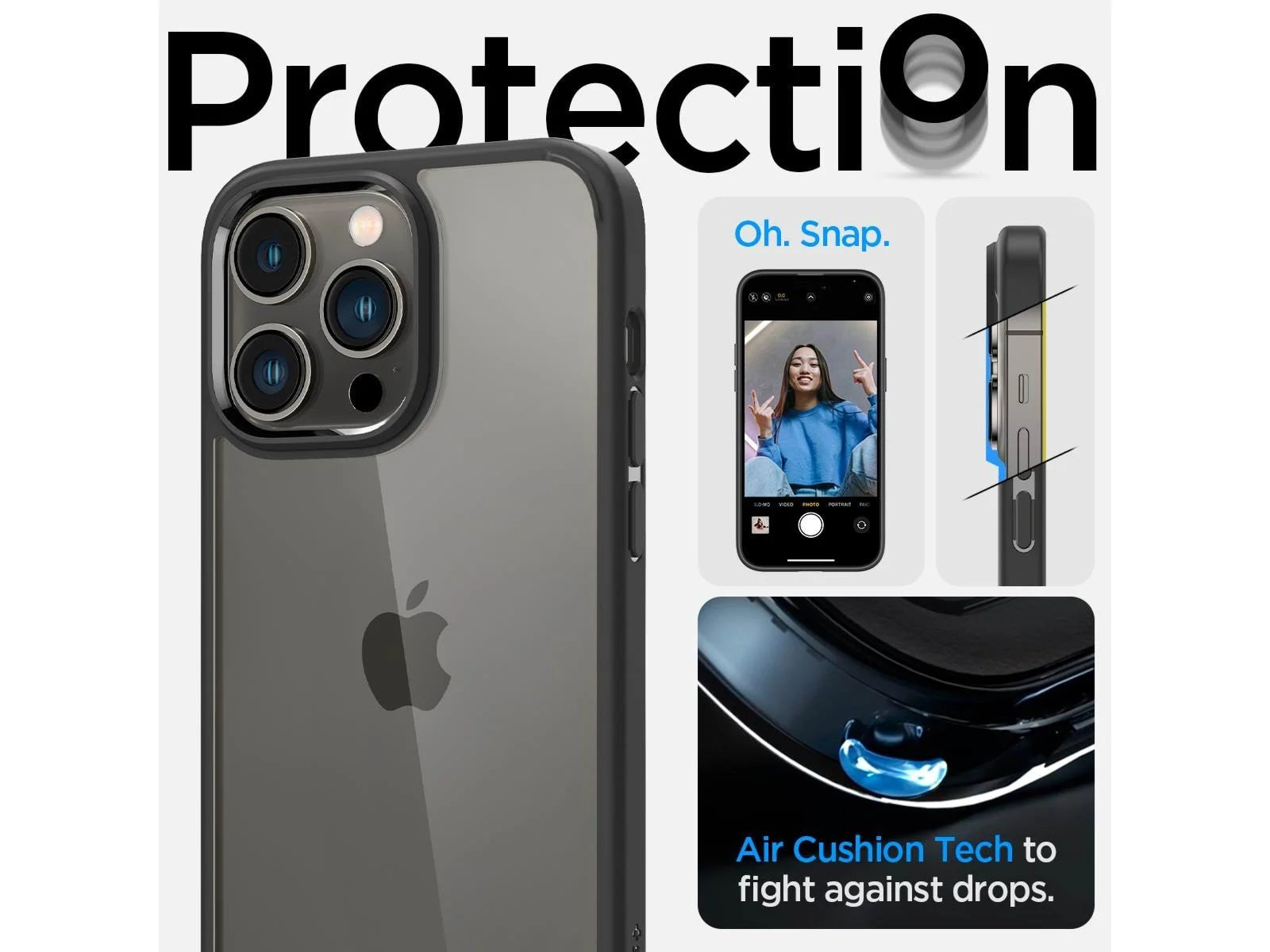 Spigen Case for iPhone 14 Pro(6.1)-Matte Black