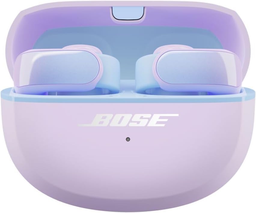 Bose Ultra Open Bluetooth Earbuds, True Wireless Earbuds with OpenAudio for Awareness, Clip On Design for Comfort, Immersive Audio, Up to 48 Hrs of Playtime, Chilled Lilac - Limited Edition Color