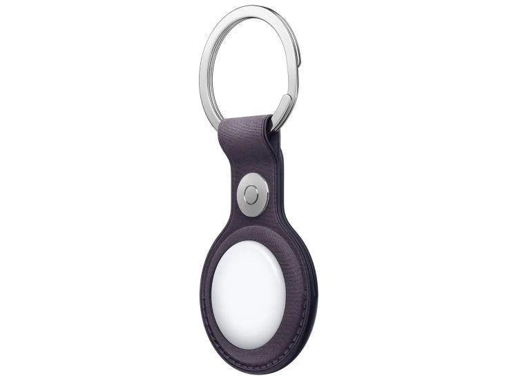 Apple AirTag FineWoven Key Ring in Midnight Purple - MGG04ZM/A
