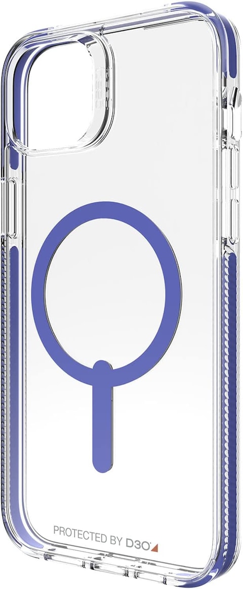 غطاء Gear4 Santa Cruz Snap مصمم لهاتف iPhone 14 متوافق مع MagSafe مع حماية D3O من الصدمات حتى 13 قدمًا / 4 أمتار - بنفسجي فاتح