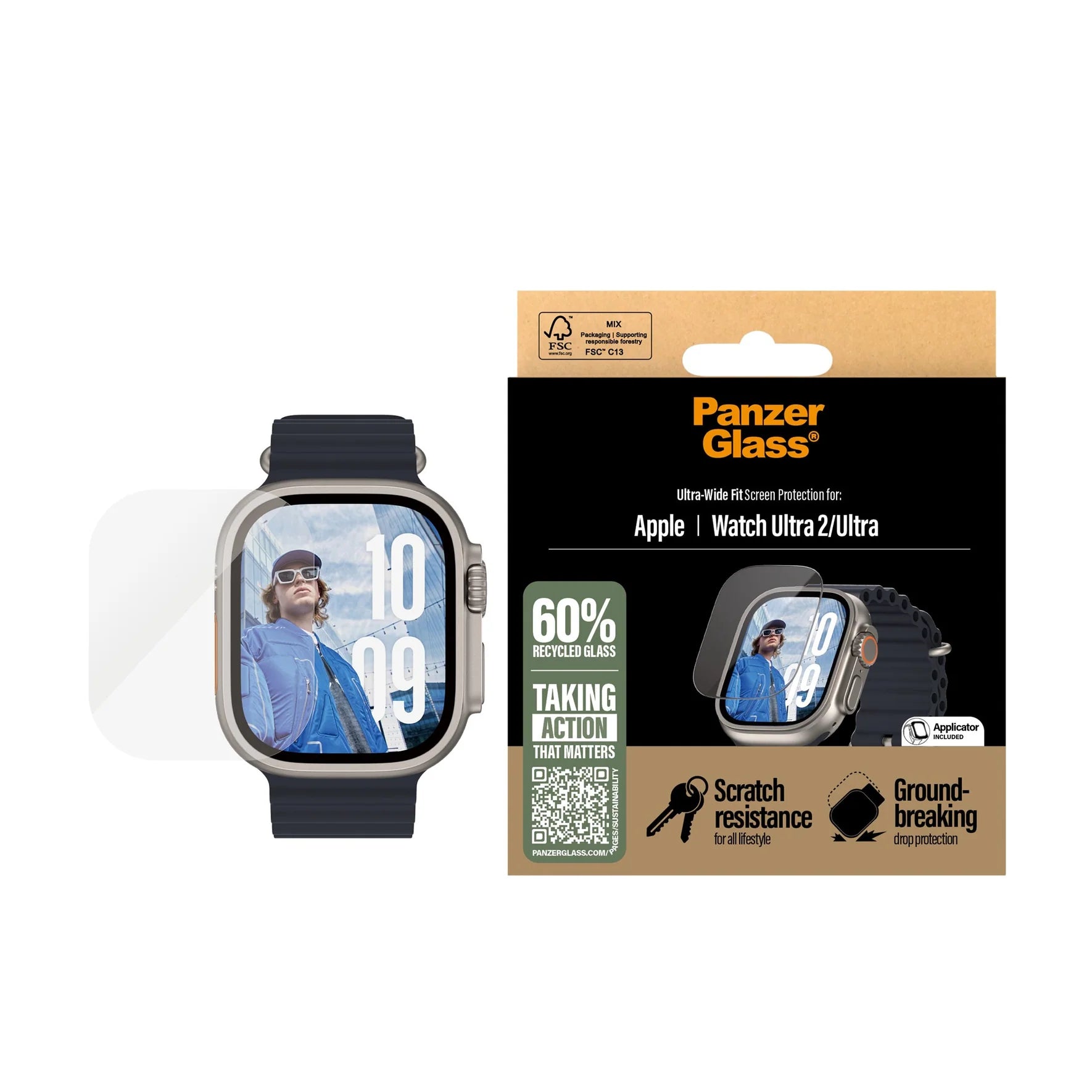 PG Apple Watch Ultra 2 UWF Screen Protector
