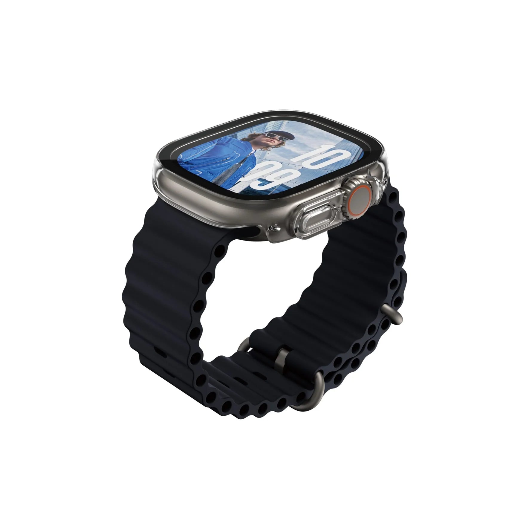 PG Apple Watch Ultra 2 Full Body Slim Transparent Case Clear