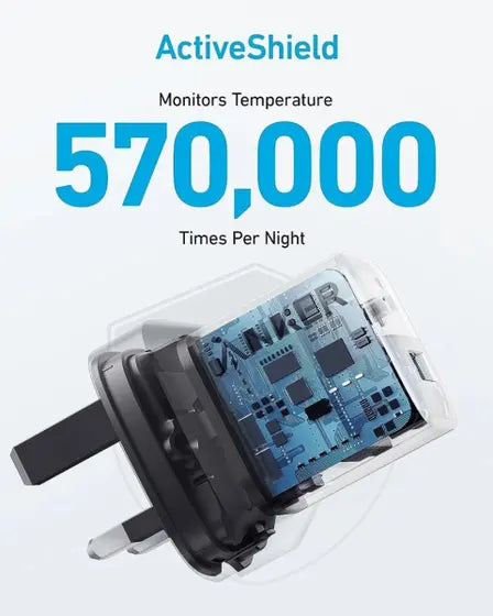 شاحن حائط Anker 323 بقوة 33 وات (أسود)