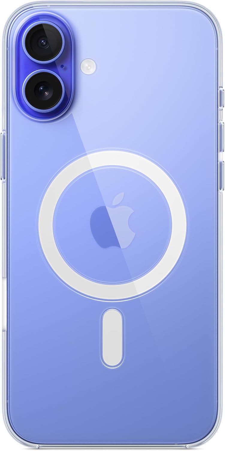 جراب شفاف لجهاز Apple iPhone 16 Plus مع MagSafe وميزة التحكم في الكاميرا 