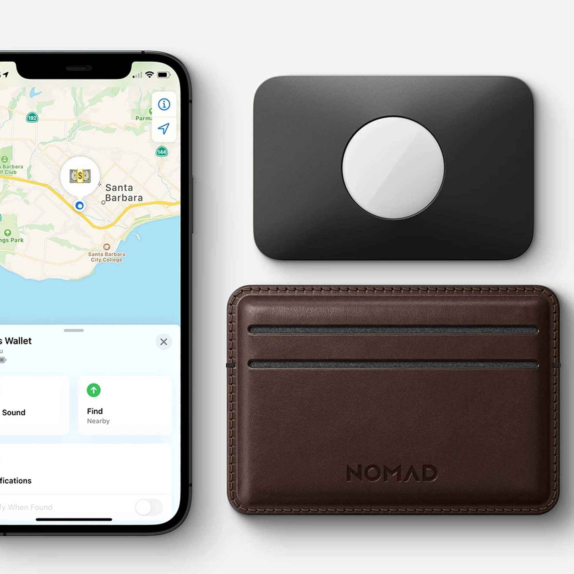 Nomad Card Wallet Horween Leather - Rustic Brown