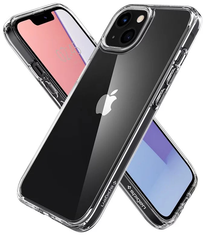 جراب Spigen Crystal Hybrid، شفاف للغاية - iPhone 13 mini (ACS03350)