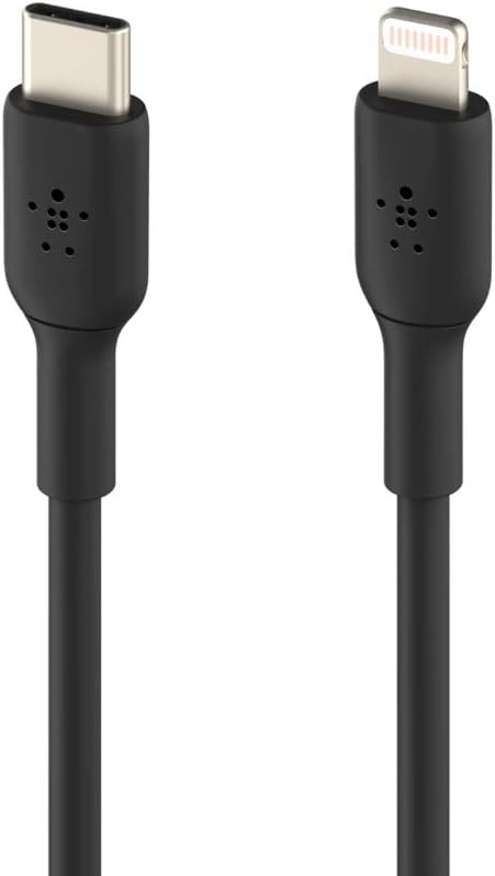 Belkin Boost Charge Fast Charging USB C to Lightning Cable 3.3ft/1M Black