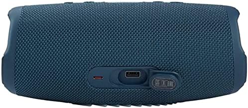 JBL Charge 5 - Portable Bluetooth Speaker with Megen Hardshell Travel Case with IP67 Waterproof and USB Charge Out (Blue)
