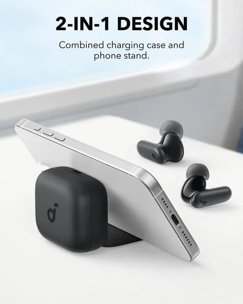 Soundcore by Anker R50i NC Wireless Bluetooth Earphones, Powerful and Smart Noise Cancelling, Powerful Bass, 45 Hours Playtime Black