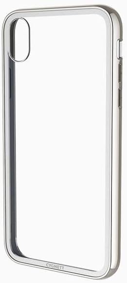 جراب Cygnett Ozone 9H من الزجاج المقوى مع مصد مدمج لهاتف Apple iPhone XR - أبيض