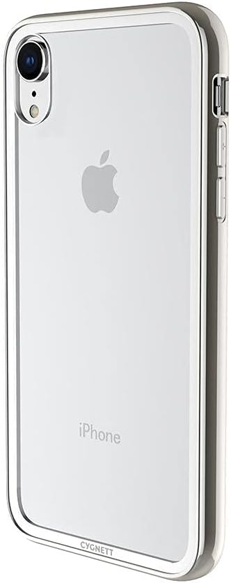 جراب Cygnett Ozone 9H من الزجاج المقوى مع مصد مدمج لهاتف Apple iPhone XR - أبيض