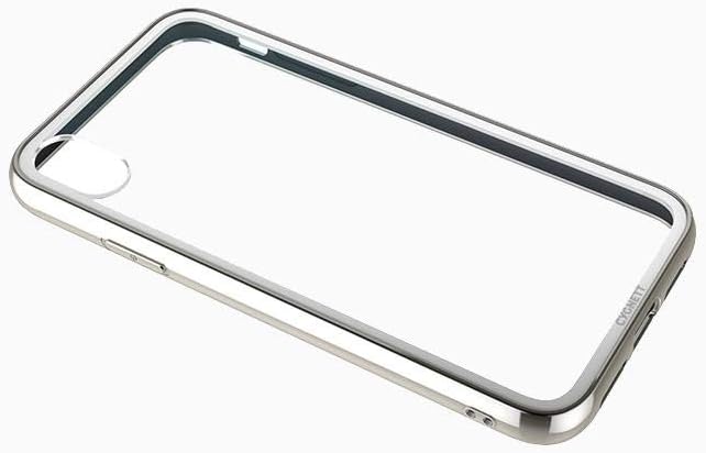 جراب Cygnett Ozone 9H من الزجاج المقوى مع مصد مدمج لهاتف Apple iPhone XR - أبيض
