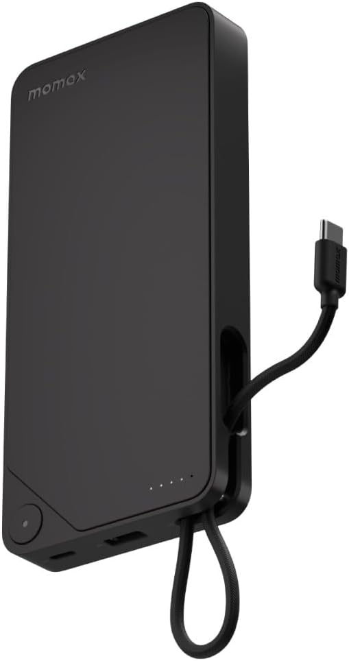 باور بانك موماكس 1-باور X1 سعة 20000 مللي أمبير/ساعة - أسود