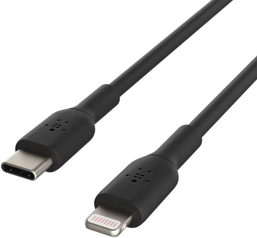 Belkin Boost Charge Fast Charging USB C to Lightning Cable 3.3ft/1M Black