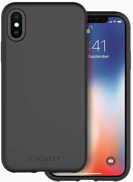 جراب Cygnett Skin Soft Touch Feel لهاتف Apple iPhone XS Max - أسود