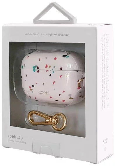 Uniq Coehl Terrazzo AirPods Pro Case (Blush Pink)