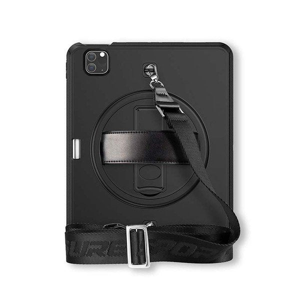 جراب خارجي لجهاز iPad 10.2" Pro 10.5" / Air 10.5 (2018/2019) مع حامل أمامي - أسود