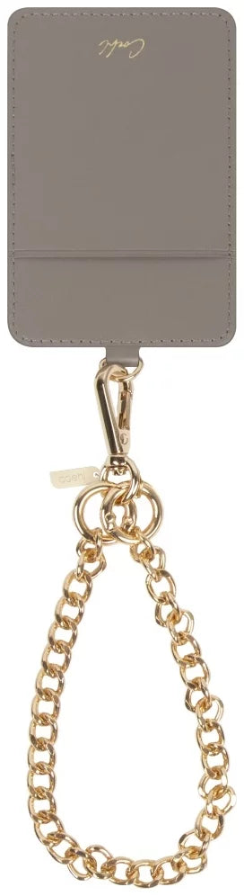 Universal 3-in-1 phone lanyard UNIQ Coehl Caryne with card wallet pebble (UNIQ-CARYNE3IN1-PEBBLE)