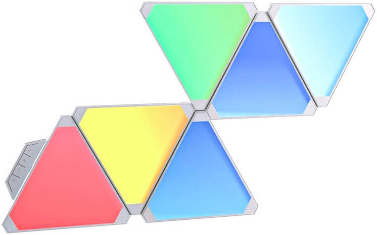 مجموعة بدء تشغيل إضاءة Cololight Triangle RGB (6 ألواح)