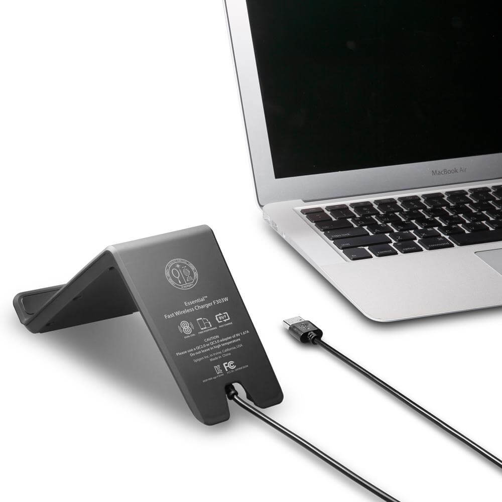 Spigen Essential FW303W Fast Wireless Charging Stand