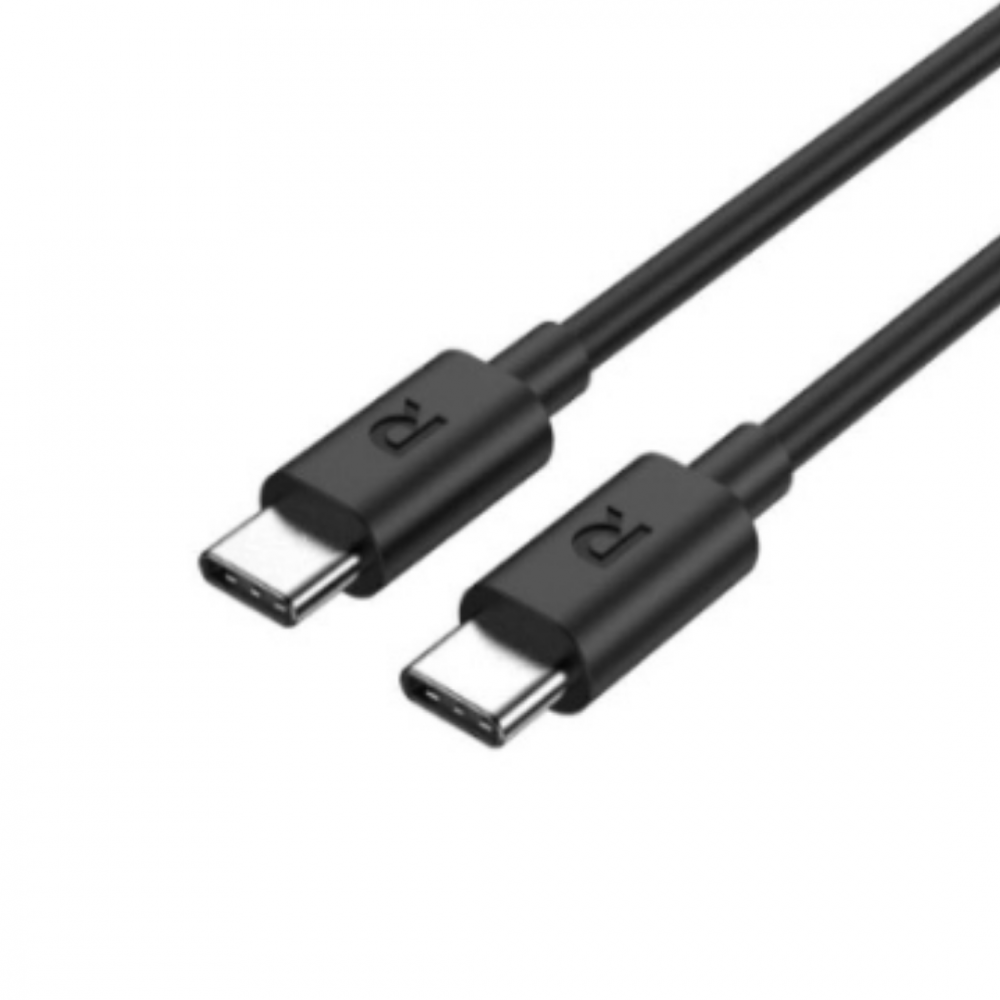 RAVPower RP‑CB058 1 m USB‑C to USB‑C Charging & Sync Cable – Black