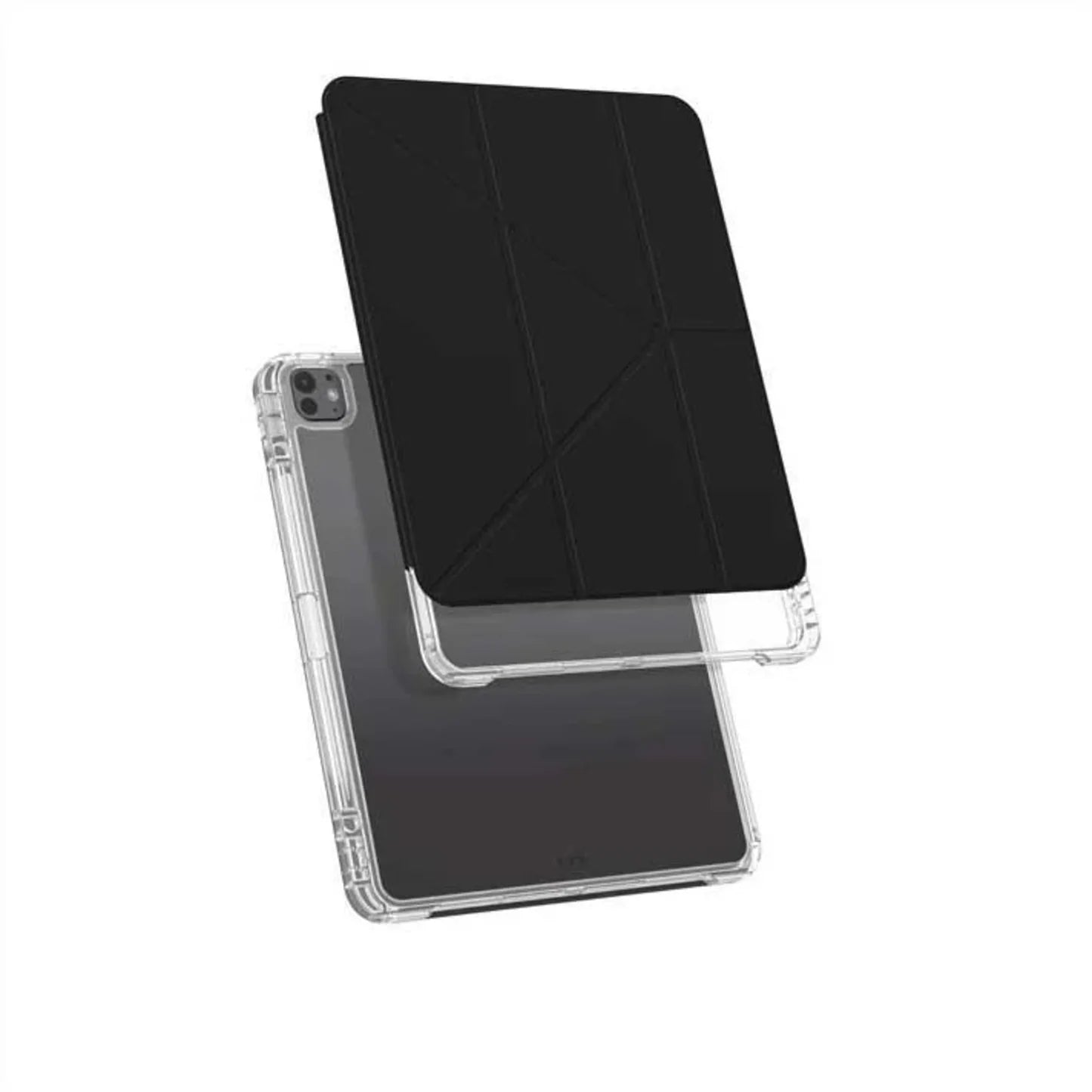 حافظة Amazing Thing Minimal Folio مقاومة للسقوط لجهاز iPad Pro M4 مقاس 11 بوصة، لون أسود