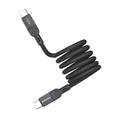 كابل مغناطيسي MOMAX ELITE MAG LINK USB-C إلى USB-C بقوة 100 واط بطول 2 متر (اللون: أسود)