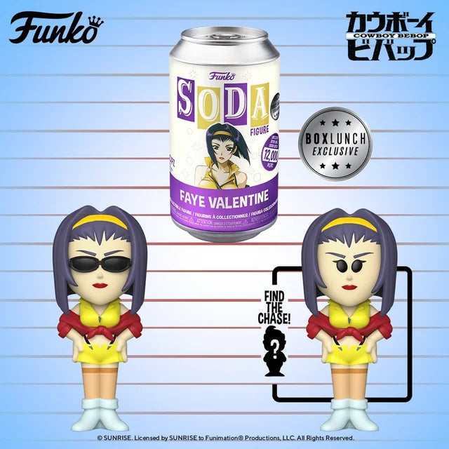 Vinyl Soda: Cowboy Bebop – Faye Valentine (with Chase) Vinyl Figure