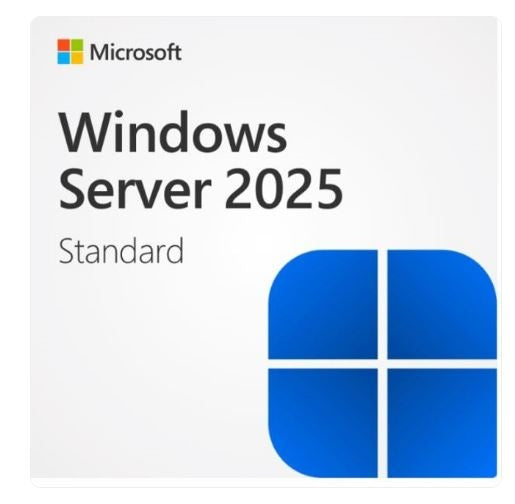 Microsoft Windows Server 2025 Standard - الترخيص والوسائط - 16 نواة