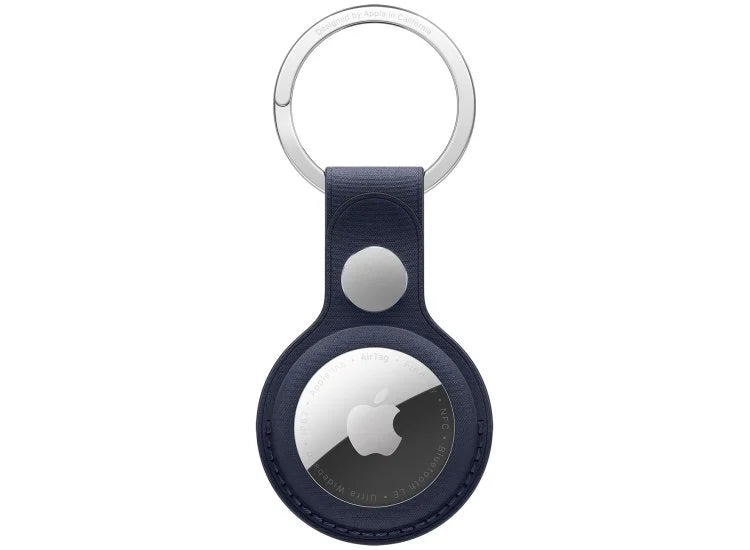 Apple AirTag FineWoven Key Ring in Navy - MGG14ZM/A