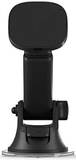 حامل سيارة مغناطيسي Uniq Magneo مع شحن لاسلكي 3 في 1 للوحة القيادة وفتحة التهوية باللون الرمادي 