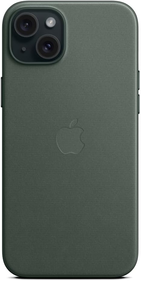 غطاء حماية منسوج بدقة لهاتف Apple iPhone 15 Plus مع MagSafe - Evergreen 