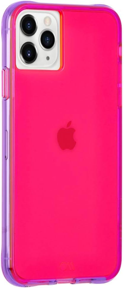 Case-Mate - Tough NEON - جراب لهاتف iPhone 11 Pro - مقاس 5.8 بوصة - وردي/أرجواني نيون