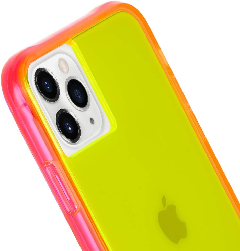 Case-Mate - Tough NEON - جراب لهاتف iPhone 11 Pro - 5.8 بوصة - أصفر/وردي نيون