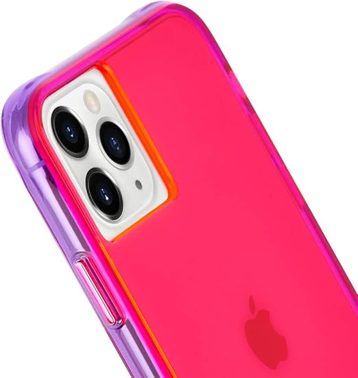 Case-Mate - Tough NEON - جراب لهاتف iPhone 11 Pro - مقاس 5.8 بوصة - وردي/أرجواني نيون