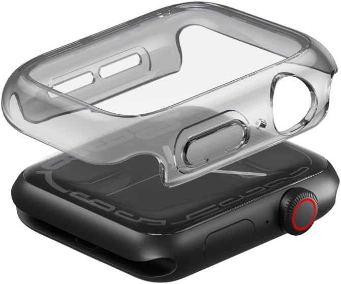 UNIQ Garde 45mm Hybrid Watch Case with Screen Protector - Tinted Grey