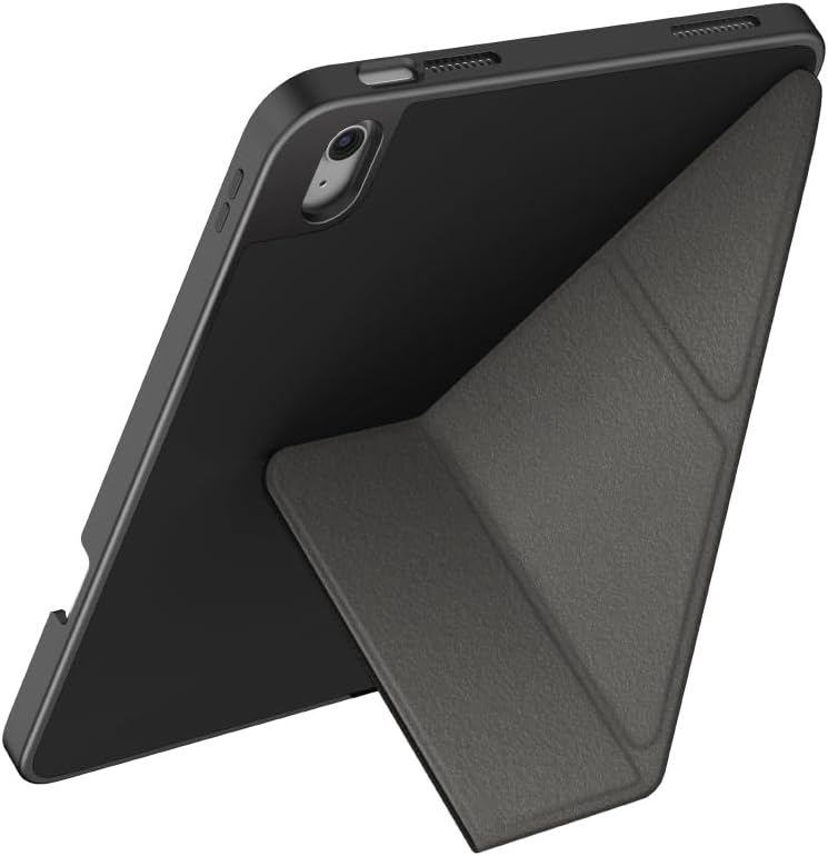 جراب Uniq Transforma لجهاز iPad الجيل العاشر (أسود داكن) 