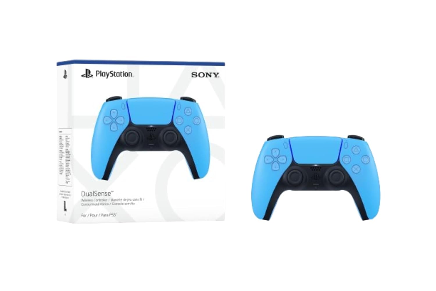 وحدة تحكم لاسلكية PlayStation DualSense® - رمادي مموه