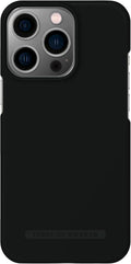 Ideal of Sweden Slim Case for iPhone 13 Pro, Supports Wireless Charging, Durable Matte Polycarbonate Phone Case with Anti-Slip (Coal Black)