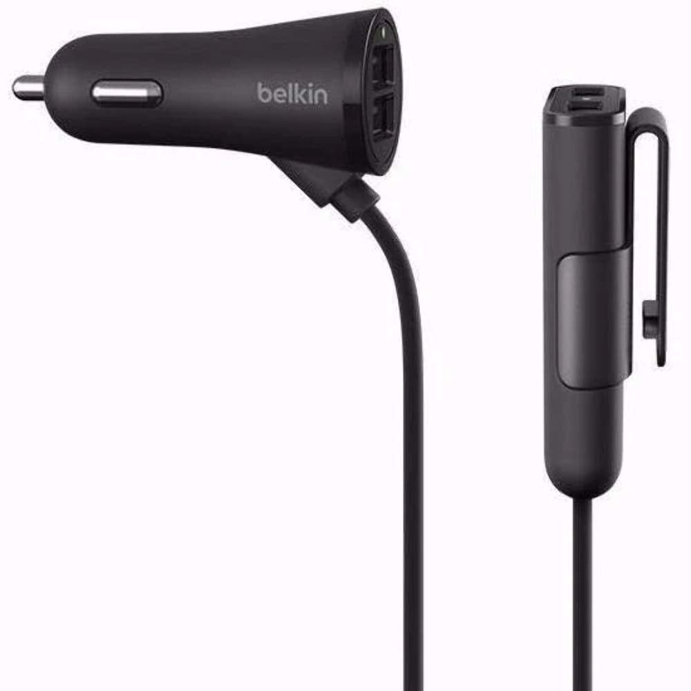 Belkin Road Rockstar F8M935bt06-BLK Car Charger for Apple iPhone, iPad (Black)