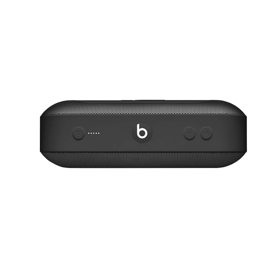 Beats Pill+ White – مكبر صوت لاسلكي محمول بتقنية البلوتوث