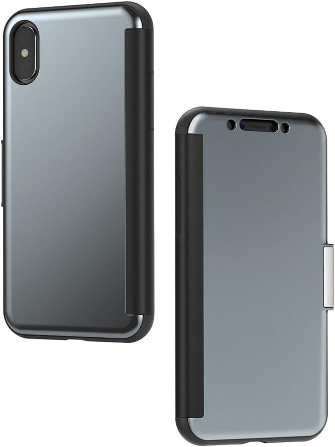 غطاء موشي ستيلث كوفر لهاتف آيفون X، مع حامل