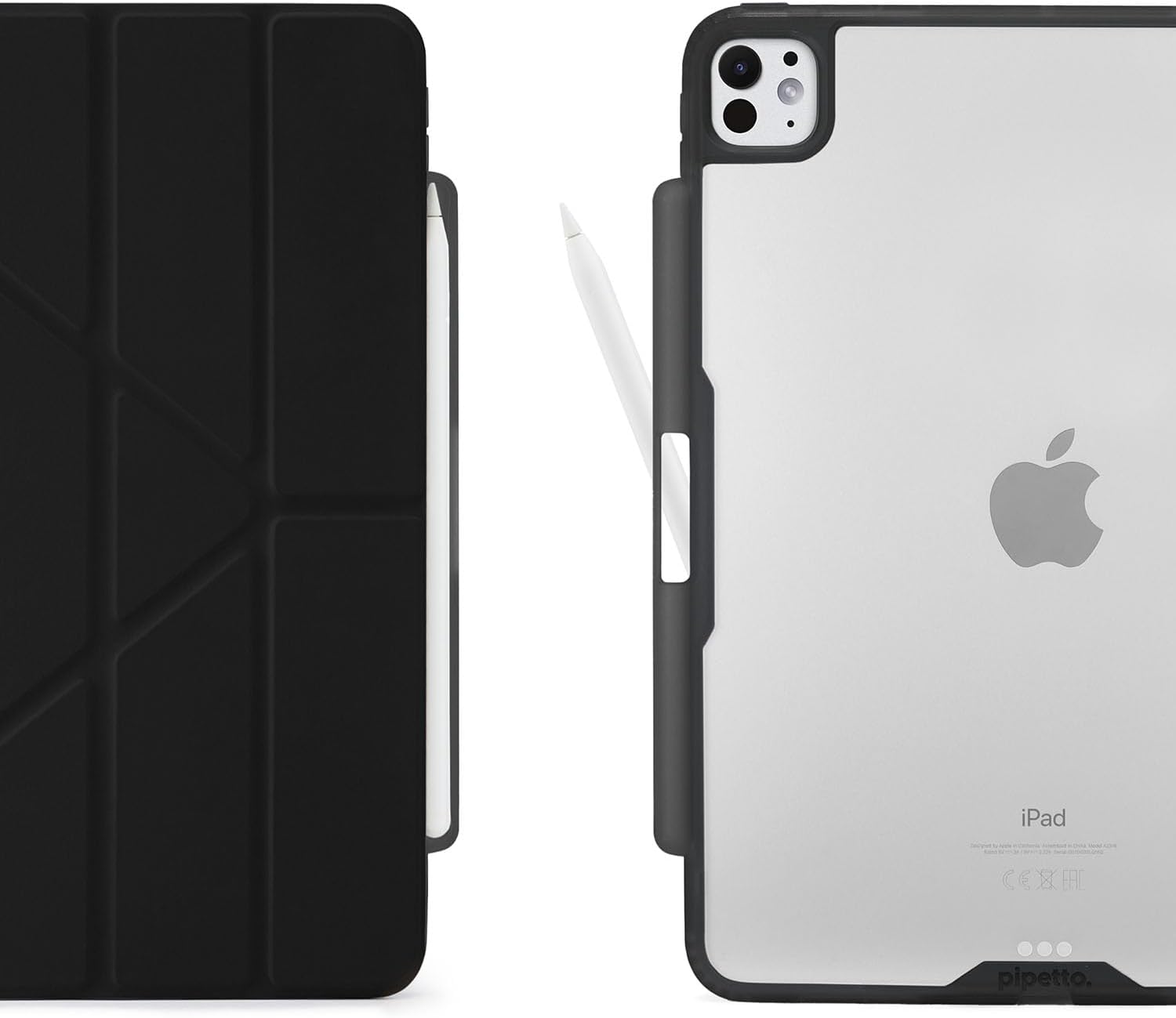 Pipetto iPad Pro13 Origami No3 Pencil Case Black
