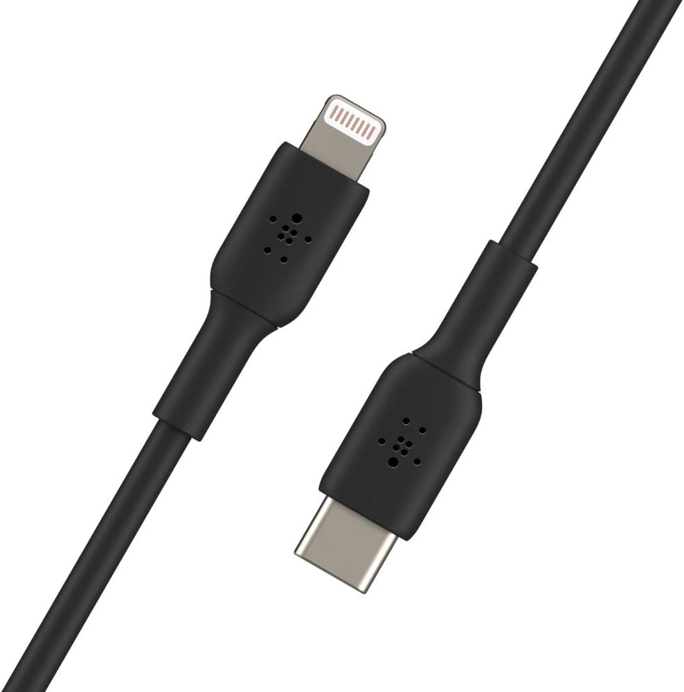 Belkin Boost Charge Fast Charging USB C to Lightning Cable 3.3ft/1M Black