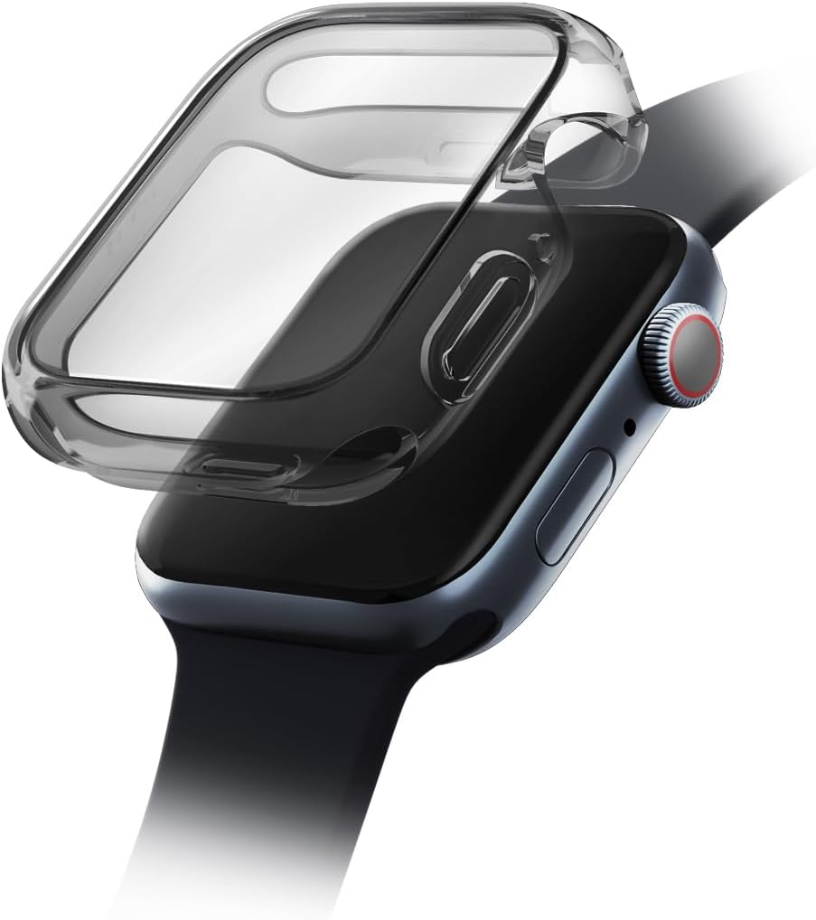 UNIQ Garde 45mm Hybrid Watch Case with Screen Protector - Tinted Grey