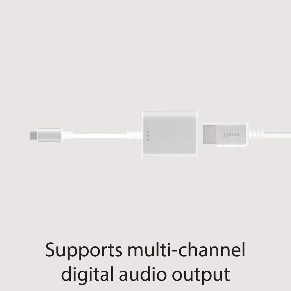 Moshi USB-C to HDMI Adapter (Color-Silver)
