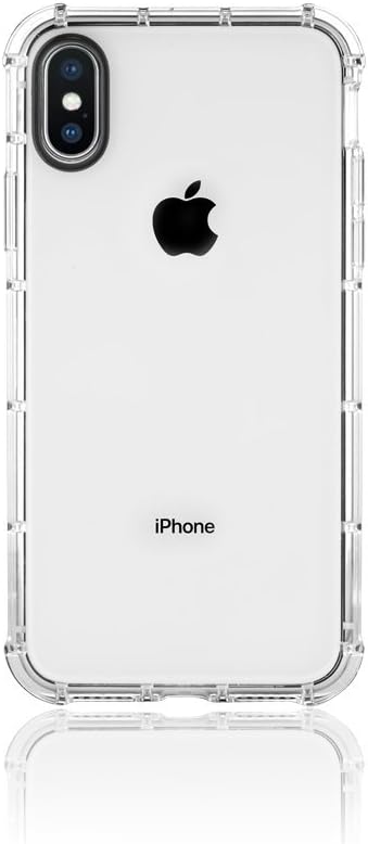 مجموعة AIR Edge لهاتف iPhone X (شفاف للغاية) حواف وزوايا مبطنة هندسيًا تعمل على تشتيت الصدمات الناتجة عن السقوط غير المتوقع.