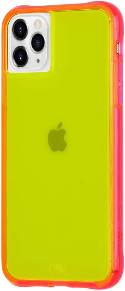 Case-Mate - Tough NEON - جراب لهاتف iPhone 11 Pro - 5.8 بوصة - أصفر/وردي نيون