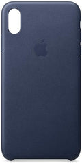 غطاء جلدي لجهاز Apple iPhone Xs Max - أزرق داكن 