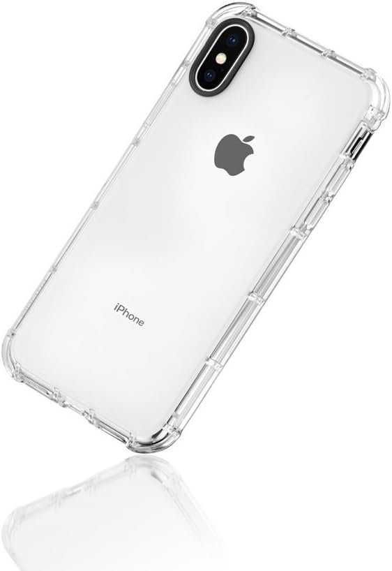 مجموعة AIR Edge لهاتف iPhone X (شفاف للغاية) حواف وزوايا مبطنة هندسيًا تعمل على تشتيت الصدمات الناتجة عن السقوط غير المتوقع.